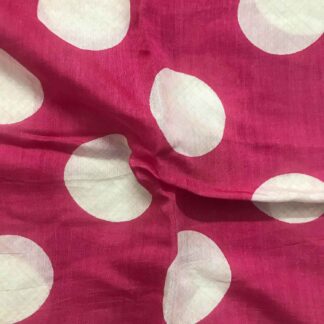 dark pink pre cut viscose muslin fabric