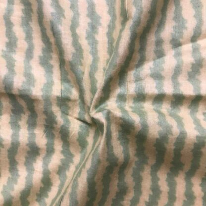 green stripes lemon yellow cotton cambric fabric