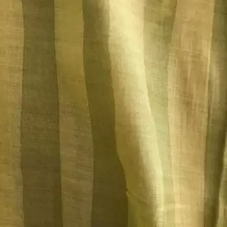 green zebra stripes viscose muslin fabric