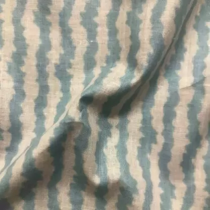 royal blue stripes subtle violet cotton cambric Fabric