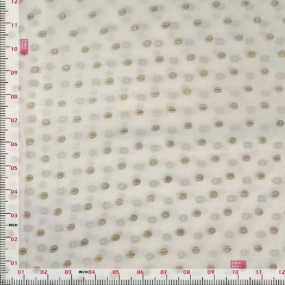 viscose georgette lurex dyeable fabric