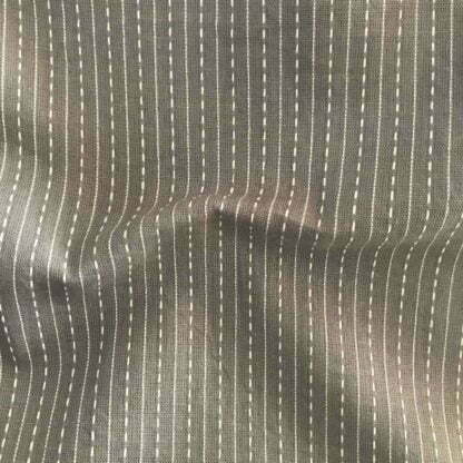 grey cotton katha fabric