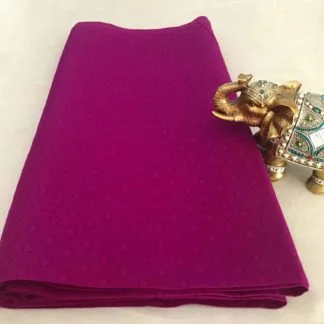 violet cotton dobby fabric