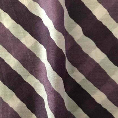 violet purple white viscose muslin fabric