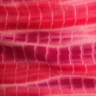 dark pink red tie and dye muslin fabric